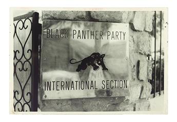 (BLACK PANTHERS.) PHOTOGRAPHY. Group of 12 gelatin silver print photographs from Black Star Agency.